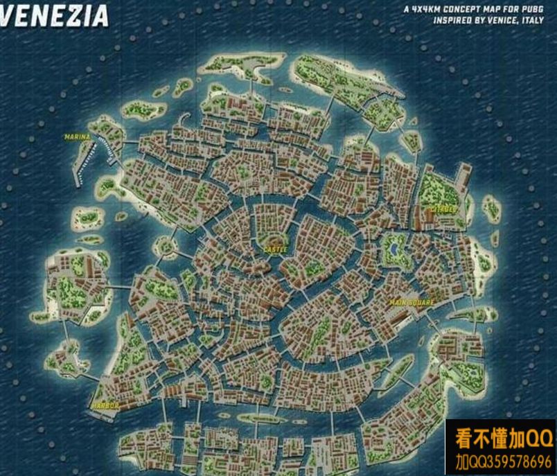 绝地求生新地图:水城威尼斯和上百个岛屿