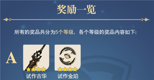 原神试作金珀和试作古华哪个好 原神试作金珀和试作古华对比