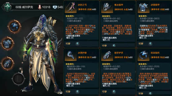 拉结尔手游中英雄赛季套装的分类介绍