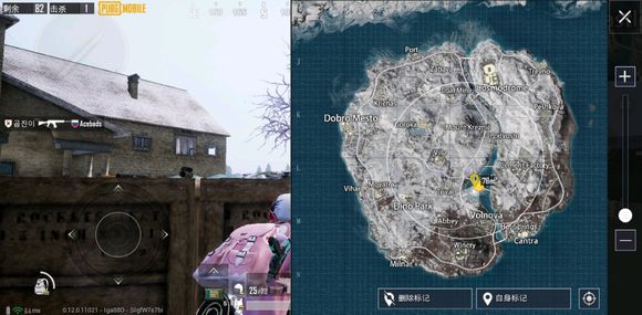 绝地求生刺激战场雪地地图樱花树位置一览
