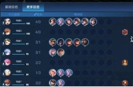 王者模拟战怎么看对面摆放位置