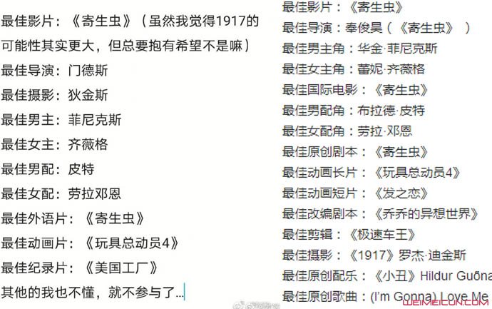 李现预测奥斯卡 命中率90%妥妥的“预言家”体质